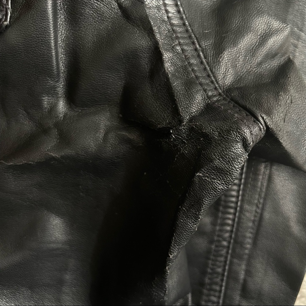 Mother Faux Leather Pants - Picture 6 of 6